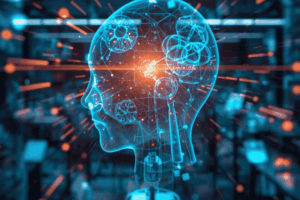 Image of AI head